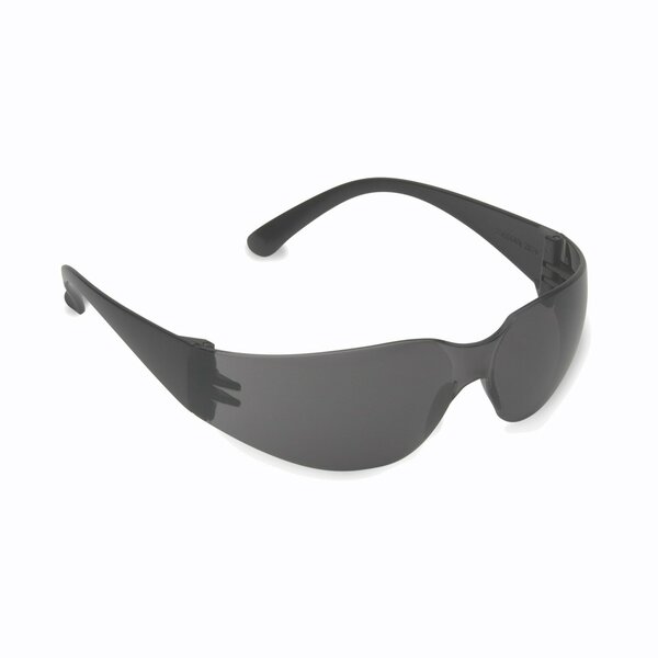 Cordova Bulldog Safety Glasses, Gray Lens, Black Frame EHB20S